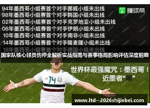 国家队核心球员伤停全解析实战指南与赛事格局影响评估深度前瞻